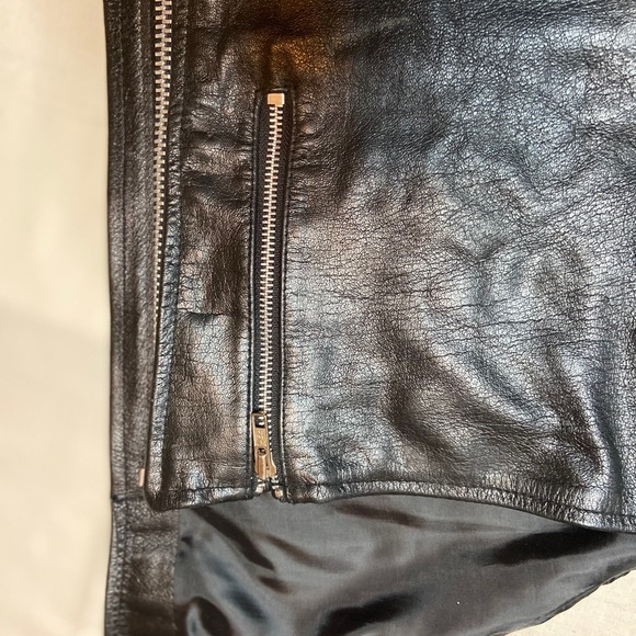 Motorcycle Leather Chaps by Xelement perfect condition superior quality - Picture 14 of 15